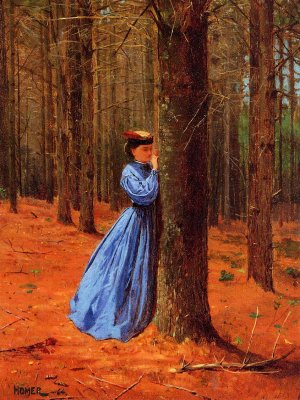 The Initials by Winslow Homer Oil Painting