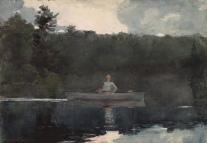 The Lone Fisherman by Winslow Homer Oil Painting