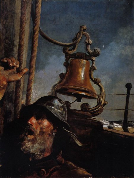 The Lookout - 'All's Well' by Winslow Homer - Hand-Painted Oil Painting Reproduction
