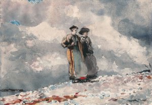 The Outlook, Maine Coast by Winslow Homer Oil Painting