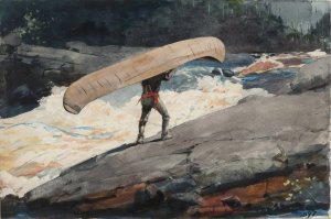 The Portage by Winslow Homer Oil Painting