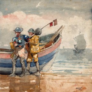 The Return, Tynemouth by Winslow Homer Oil Painting
