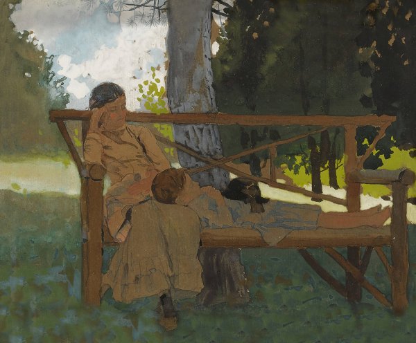 The Siesta by Winslow Homer - Hand-Painted Oil Painting Reproduction