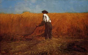 The Veteran in a New Field Oil painting by Winslow Homer