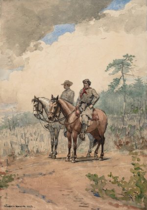 Two Scouts by Winslow Homer Oil Painting