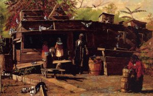 Uncle Ned at Home by Winslow Homer Oil Painting