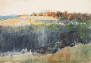 Valley and Hillside by Winslow Homer Oil Painting