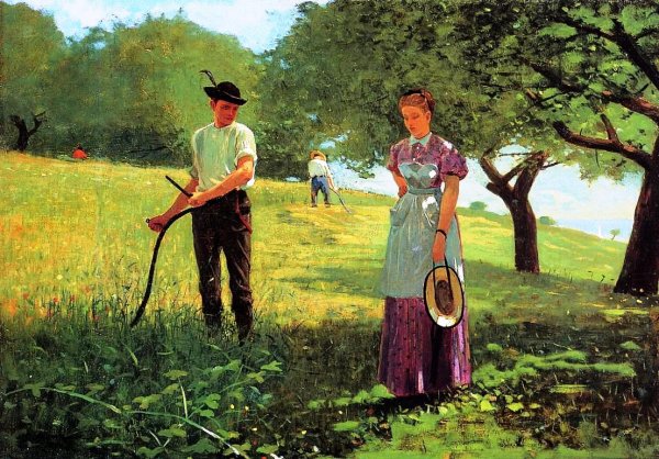 Waiting for an Answer by Winslow Homer - Hand-Painted Oil Painting Reproduction