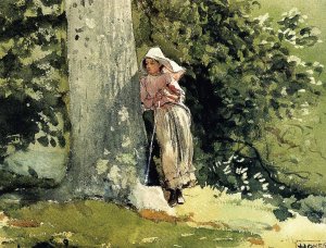 Weary by Winslow Homer Oil Painting