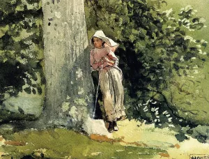 Weary Oil painting by Winslow Homer