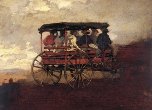White Mountain Wagon by Winslow Homer Oil Painting