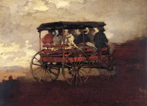 White Mountain Wagon by Winslow Homer Oil Painting