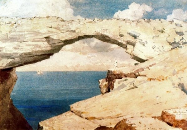 Window of crystal by Winslow Homer - Hand-Painted Oil Painting Reproduction