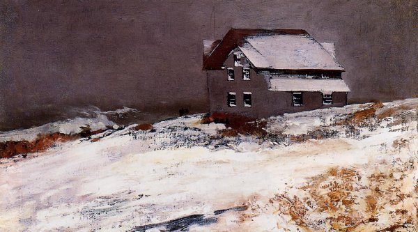 Winter, Prout's Neck, Maine by Winslow Homer - Hand-Painted Oil Painting Reproduction