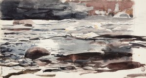 Woodland Stream by Winslow Homer Oil Painting