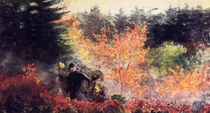 Woods at Prout's Neck painting by Winslow Homer