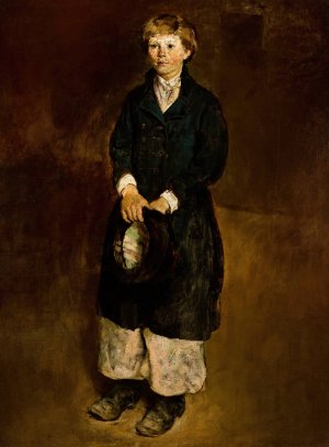 Portrait of a Boy by Witold Pruszkowski Oil Painting