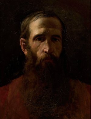 Portrait of Aleksander Gierymski by Witold Pruszkowski Oil Painting