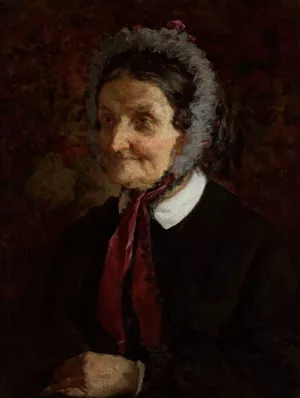 Portrait of Mrs. Matlinska by Witold Pruszkowski Oil Painting