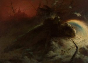 Uniate woman by Witold Pruszkowski Oil Painting