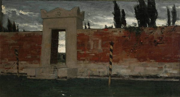 Main Product Photo of Cemetery in Venice, sketch  Painting by Wladyslaw Czachorski