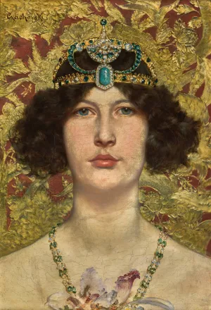 Cleopatra by Wladyslaw Czachorski Oil Painting