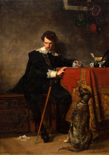List Milosny  by Wladyslaw Czachorski - Hand-Painted Oil Painting Reproduction