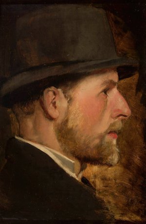 Portrait of Stanislaw Czachorski by Wladyslaw Czachorski Oil Painting