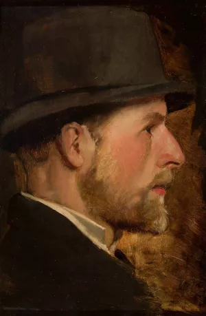 Portrait of Stanislaw Czachorski by Wladyslaw Czachorski Oil Painting