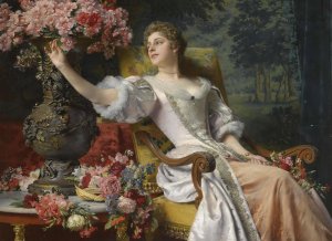 The Blossom Of Youth by Wladyslaw Czachorski Oil Painting