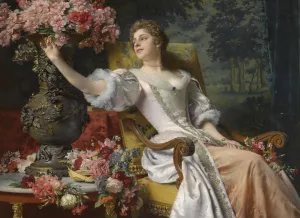 The Blossom Of Youth by Wladyslaw Czachorski Oil Painting