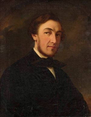 Portrait of a man by Wladyslaw Majeranowski Oil Painting