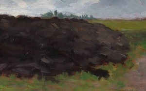 Landscape by Wladyslaw Ostrowski Oil Painting