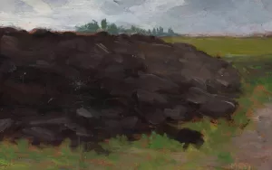 Landscape by Wladyslaw Ostrowski Oil Painting