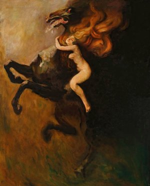 Frenzy by Wladyslaw Podkowinski Oil Painting