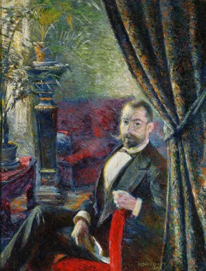 Portrait of a man by Wladyslaw Podkowinski Oil Painting