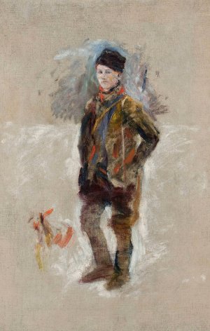 Portrait of GoSciminski, sketch by Wladyslaw Podkowinski Oil Painting