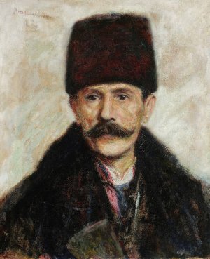 Portrait of Ostaszewski by Wladyslaw Podkowinski Oil Painting