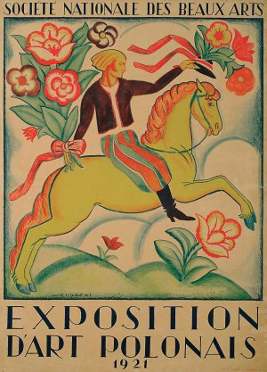 Societe Nationale des Beaux Arts; Exposition D'Art Polonais Oil painting by Wladyslaw Roguski