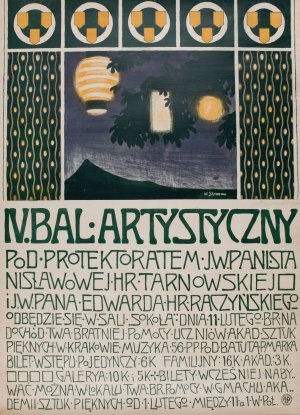 IV Bal Artystyczny by Wladyslaw Skoczylas Oil Painting