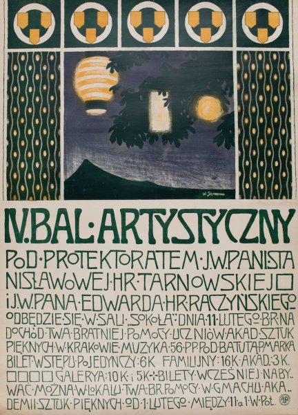 IV Bal Artystyczny  by Wladyslaw Skoczylas - Hand-Painted Oil Painting Reproduction