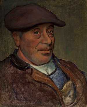 Breton mariner by Wladyslaw Slewinski Oil Painting