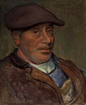 Breton mariner Oil painting by Wladyslaw Slewinski
