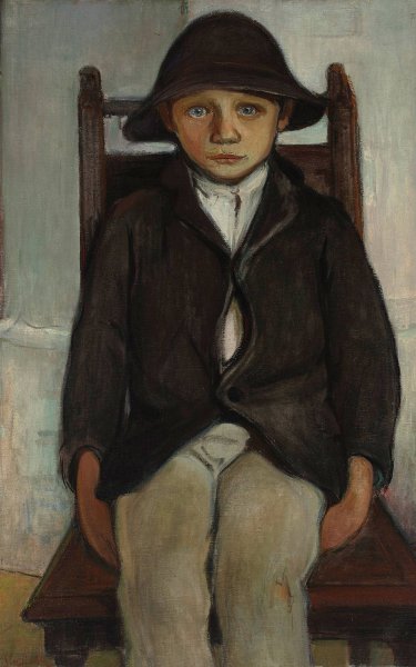 Orphan from Poronin  by Wladyslaw Slewinski - Hand-Painted Oil Painting Reproduction