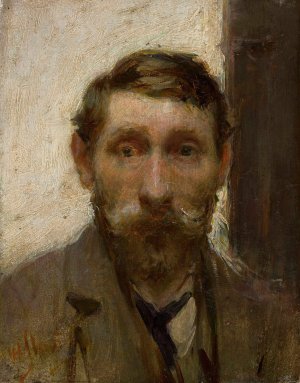 Self-portrait by Wladyslaw Slewinski Oil Painting