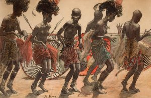 The Dance by Wladyslaw Theodore Benda Oil Painting