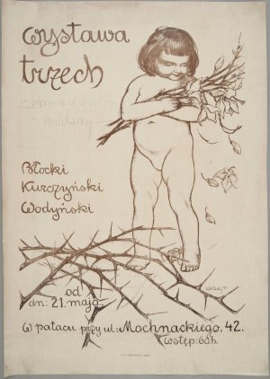 Wystawa trzech; Blocki, Kurczynski, Wodynski by Wlodzimierz Blocki Oil Painting
