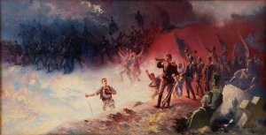 Reveille by Wlodzimierz Luskina Oil Painting