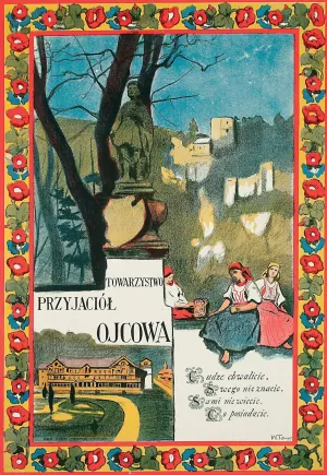 Towarzystwo Przyjaciol Ojcowa by Wlodzimierz Tetmajer Oil Painting