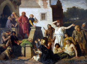 Reception of the Jews by Wojciech Gerson Oil Painting